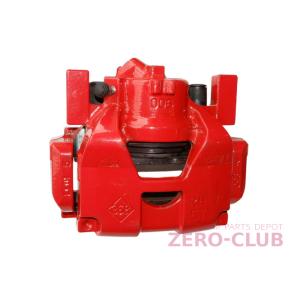 『ルノールーテシア4 RS RM5M用 純正 右フロント ブレーキキャリパー レッド色 Ate』【1848-57368】
