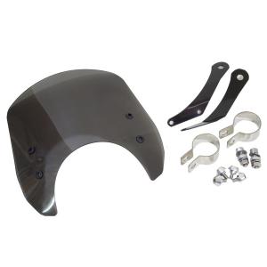 スポーツスターXL（SPORTSTER） メーターバイザーエクスクルーシブ ショート スモーク WORLD WALK（ワールドウォーク）