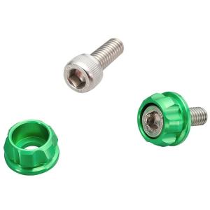 PREMIUM ZONEナンバーホルダーセット M6 ライムグリーン DAYTONA