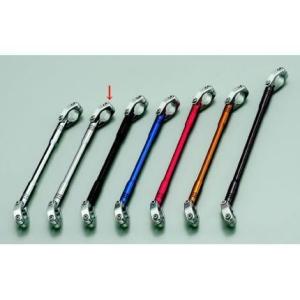 ハンドルブレース スリムタイプ シルバー フュージョン HURRICANE