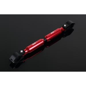 アジャスタブルハンドルブレース 225mm-330mm クランプブラック/レッドセンターバー SSK SPEEDRA（スピードラ）