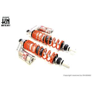 XMAX250（BG6） RCB 348-353mm リアショック減衰調整 SB-5（シルバー/レッド） KN企画