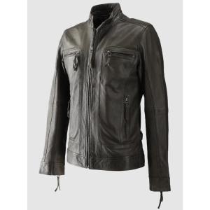 CLUBS JACKET Olive RLJ201 レザージャケット XL RIDEZ