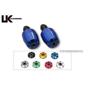 GSX250R アルミビレットハンドルバーエンド（ブルー）