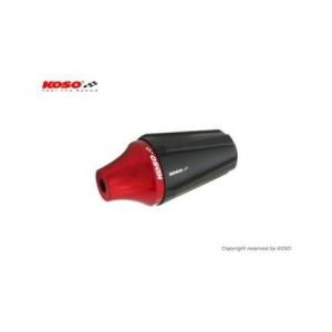KOSO 汎用マフラースライダー レッド KN企画
