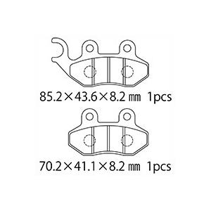 A61 022sn ブレーキパッド Ntb N21 A61 022sn バイク メンテ館 通販 Yahoo ショッピング