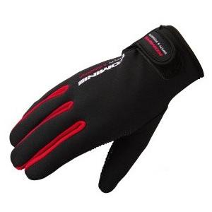 KOMINE GK-753 ネオプレーングローブ コミネ レッド