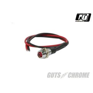 4100-0001 インジケーターランプ レッド ネジ径8.5mm GUTS