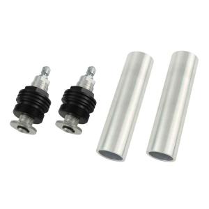 ゼファー400/χ イニシャルアジャスターTYPE1 エアバルブ付 ブラック/シルバー POSH