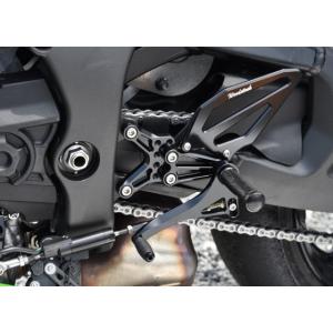 ZX-10R（16年） バックステップキットオールブラック woodstock（ウッドストック）