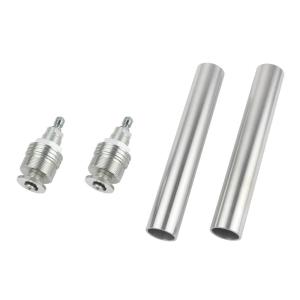 FTR223 イニシャルアジャスターTYPE1 エアバルブ付 シルバー POSH