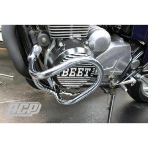 ゼファー400/χ 極太メッキエンジンガード ACP（エーシーピー）