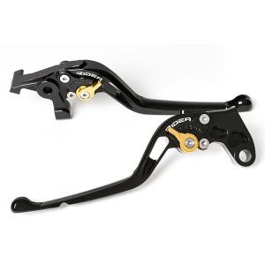 GSX1300R（隼）99〜07年 アジャストレバー ブレーキ＆クラッチセット ブラック RIDEA（リデア）