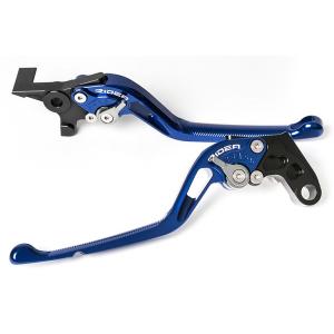 GSX1300R（隼）99〜07年 アジャストレバー ブレーキ＆クラッチセット ブルー RIDEA（リデア）
