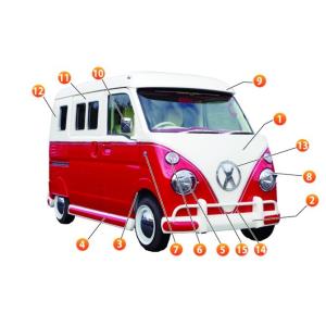 エブリィ スクラム クリッパー ミニキャブ 17系 アーリー フルエアロ 6点 前後ダブルバンパー