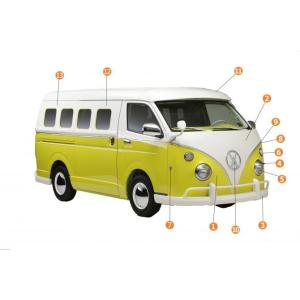 200系 ハイエース ワイド レトロ アーリー タイプ フェイスチェンジ 3点 エアロパーツ セット