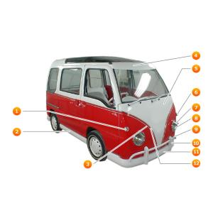 スバルサンバービンテージアーリータイプフルエアロ5点セット