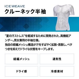 【公式】「アイスウィーブ クルーネック半袖」メ...の詳細画像1
