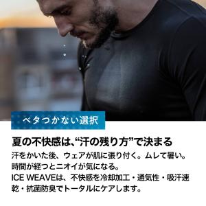 【公式】「アイスウィーブ クルーネック半袖」メ...の詳細画像3