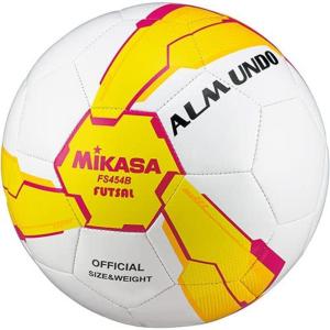 ミカサ（MIKASA）フットサルボール 4号一般・大学・高校・中学校レジャー用 イエロー/ピンク FS454B-YP 推奨内圧0.400?0