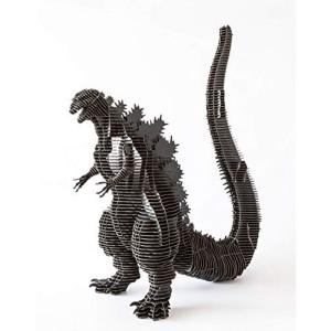 FLATS ゴジラ SHIN GODZILLA860 ブラック ダンボールクラフト キット｜zerokara-kobo