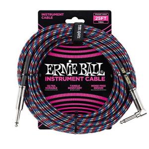正規品 ERNIE BALL 6063 楽器用シールドケーブル 25フィート BRAIDED INSTRUMENT CABLE 7.62m｜zerokara-kobo