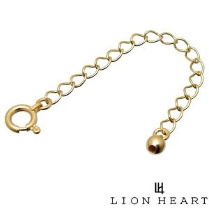 [3日以内に発送] LION HEART ライオンハート 01PA0033YG ネックレス チェーン 用 の 延長 アジャスター パーツ 長さ 5cm 幅 3mm K10YG ゴールド｜zerolimit