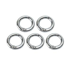 prendre カラビナ 丸型 サークルカラビナ キーリング 丸カン キーホルダー バッグ チャーム アウトドア 鍵 12mm 15mm 20mm 2