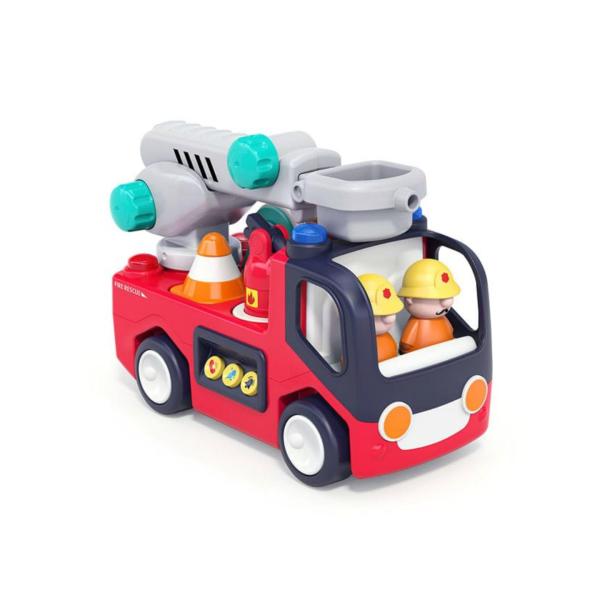 Hola Toys オラトイズ 音がいっぱい！自分で走るしょうぼうしゃ 消防車 1歳半から TYHO...