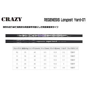 タイトリスト スリーブ付 スリーブ付きシャフト Crazy クレイジー Regenesis Longest Yard 01 スリーブ付シャフト シャフト交換 スリーブ装着 スリーブ装着 1906h000027060 ゼロステーション