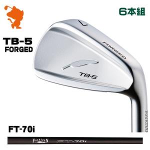 FOURTEEN TB-5 FORGED IRON フォーティーン TB5 アイアン 6本組 FT-70i カーボンシャフト｜zerost