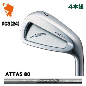 FOURTEEN 2024 PC-3 IRON フォーティーン PC3 24 アイアン 4本組 ATTAS IRON 115 アッタス｜zerost