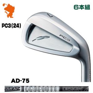 FOURTEEN 2024 PC-3 IRON フォーティーン PC3 24 アイアン 6本組 TourAD 75 ツアーAD｜zerost