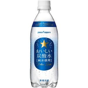 【送料無料（沖縄・離島除く）】ポッカサッポロ おいしい炭酸水 2ケース（500ml PET×48本）｜zerotopmarket