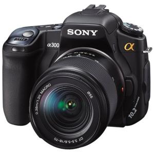 ソニー SONY デジタル一眼レフカメラ α300 18-70レンズキット ブラック DSLRA300K 中古商品