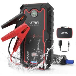 UTRAI ジャンプスターター 多機能 2500A 大容量 15000mAh Amazon | UTRAI ジャンプスターター 電動空気入れ エアー