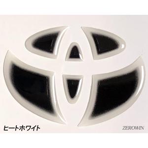 トヨタ ヒートホワイト エンブレムシート BD...の詳細画像1