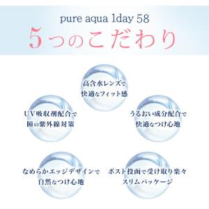 コンタクト ピュアアクアワンデー UV Moi...の詳細画像2