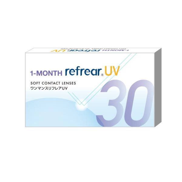 (SALE！specialPrice) コンタクト ワンマンスリフレア UV 1箱6枚入り 1-MO...