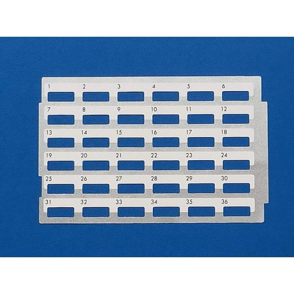 NTT αNX 36キーTEL用 メーカー純正示名条片 1枚