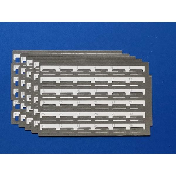 NTT αNXII 36キーTEL用 メーカー純正示名条片 5枚セット