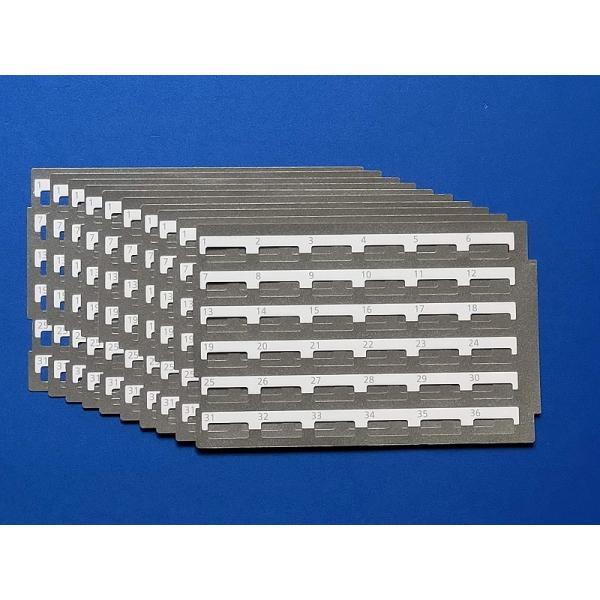 NTT αNXII 36キーTEL用 メーカー純正示名条片 10枚セット