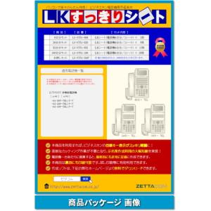 NTT αA1/N1用 ＬＫすっきりシート 100台分セット 【 LS-NT51-100 】｜zettacom