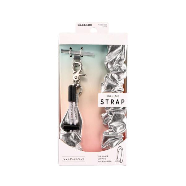 ショルダーストラップ シュシュ/カジュアルタイプ くしゅくしゅとした立体感が目を引くミニマルかつスポ...
