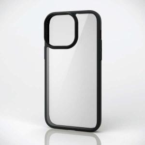 iPhone14 Pro Max用ハイブリッドケース [TOUGH SLIM] 耐衝撃と薄軽で360度全面保護 専用液晶ガラスフィルム付: PM-A22DTS3BK｜zettaplace