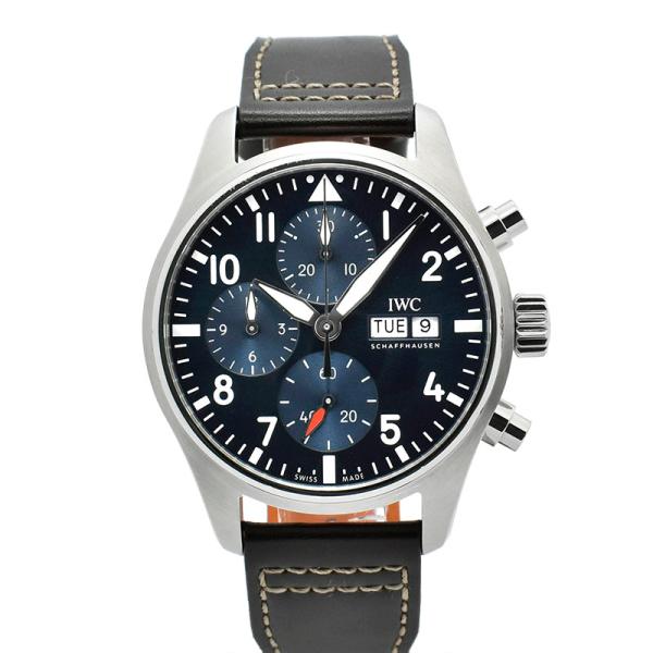 IWC パイロットウォッチ クロノグラフ 41 IW388101 ブルー SS USED 中古