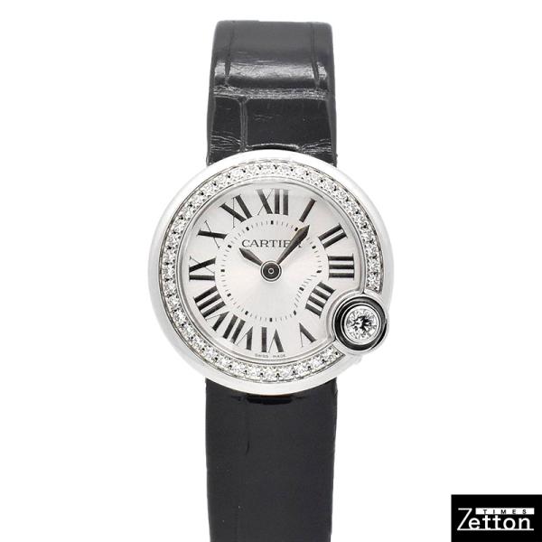 カルティエ CARTIER バロン ブラン ドゥ カルティエ ベゼルダイヤ W4BL0002 26m...