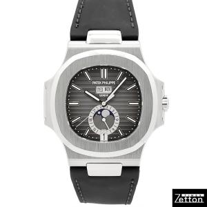 【国際保証書有り】パテックフィリップ PATEK PHILIPPE ノーチラス アニュアルカレンダー ムーンフェイズ 5726A-001 メンズ USED 中古