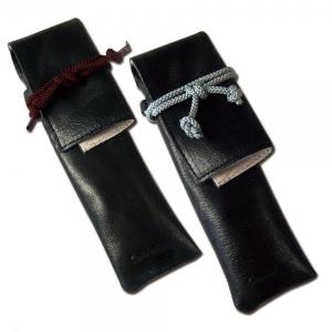 木製ペーパーナイフ 弐型 栃木レザー 日本製「CAME's House」 本革製