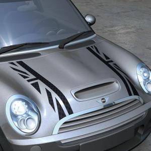 MINI(ミニ) R50/R52 ボンネットストライプ ユニオンジャック 全7 MINI(ミニ) R50/R52 ボンネットストライプ ユニオンジャック 全7